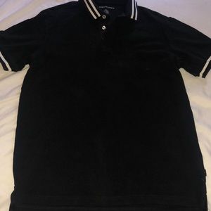 American Eagle Black Collar Shirt